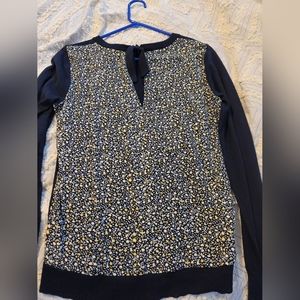 LOFT women's floral back sweater